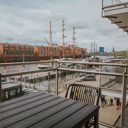 Moderne Wohnung Mit Weserblick Und Uferpromenade Бремен Екстер'єр фото